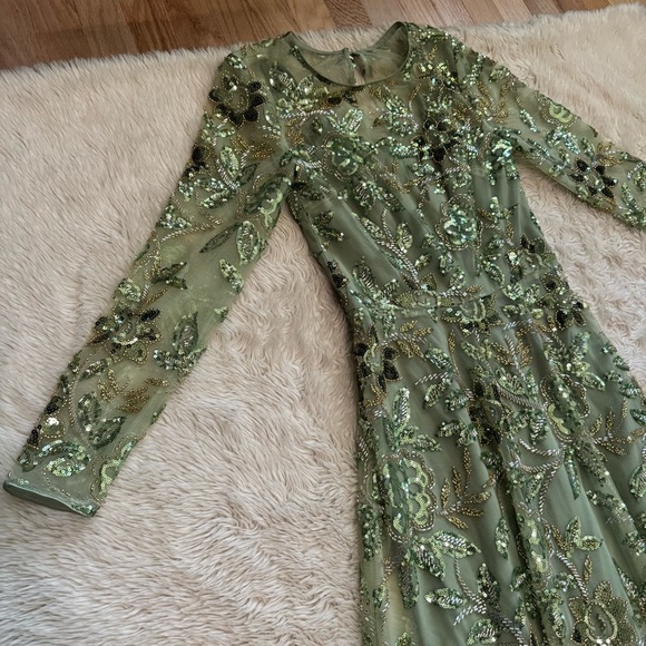 Dress The Population Ava Dress in Sage Multi - Size XS - Picture 5 of 9